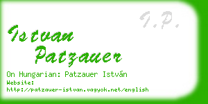 istvan patzauer business card
